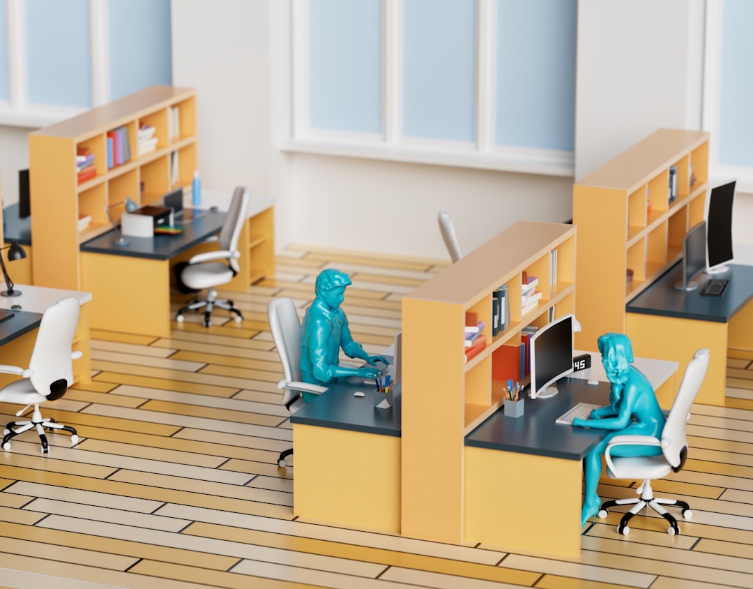 Uredsko okruženje s fokusom na radne zakone.